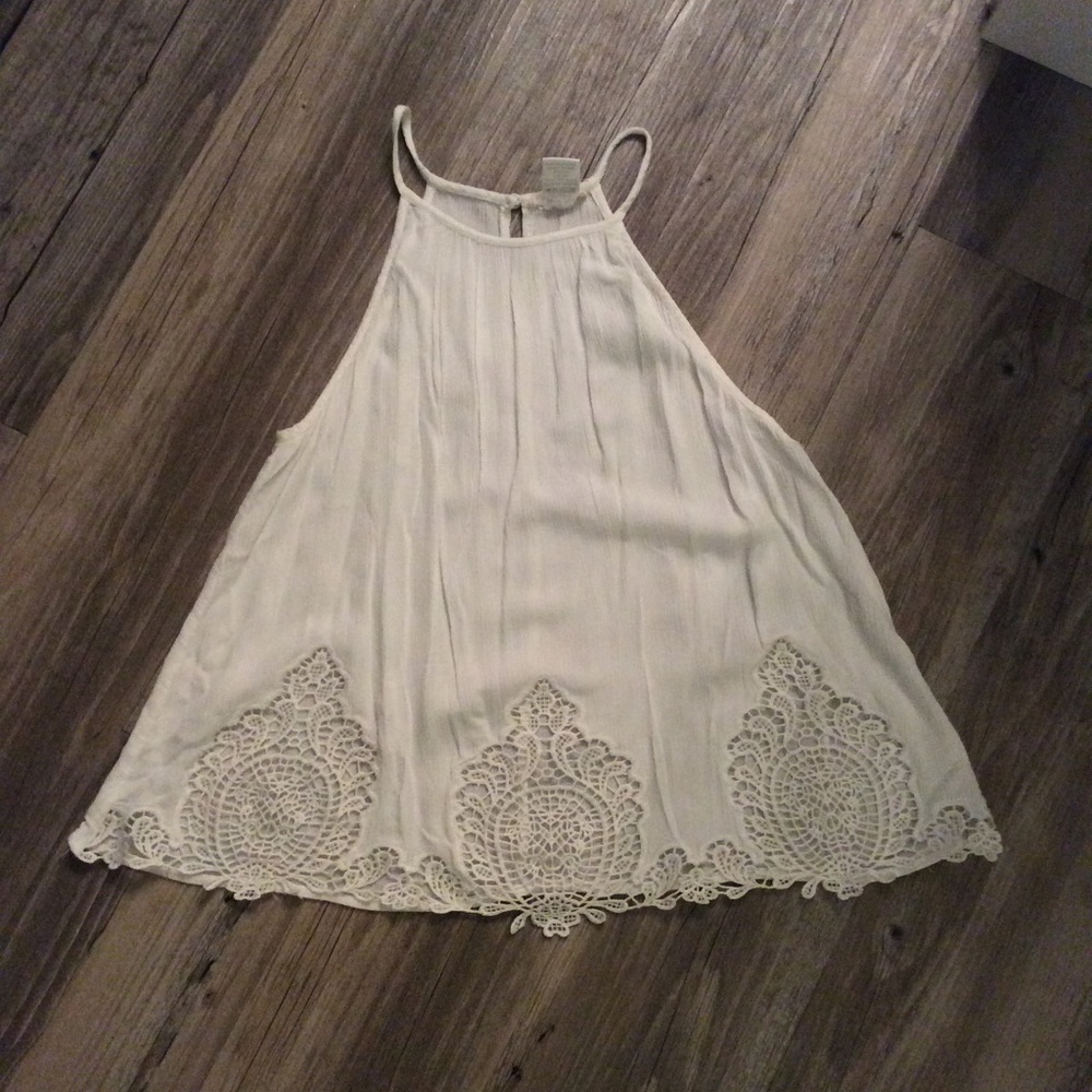 Intu white lace tank top